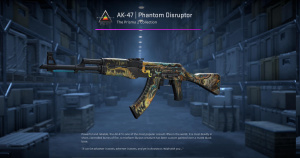 AK-47 | Phantom Disruptor (Well-Worn) Screenshot