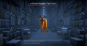 ★ Shadow Daggers | Tiger Tooth (Factory New) Screenshot