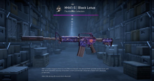 M4A1-S | Black Lotus (Well-Worn) Screenshot