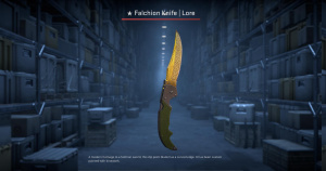 ★ Falchion Knife | Lore (Battle-Scarred) Screenshot