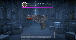 StatTrak™ Glock-18 | Mirror Mosaic (Battle-Scarred) Screenshot
