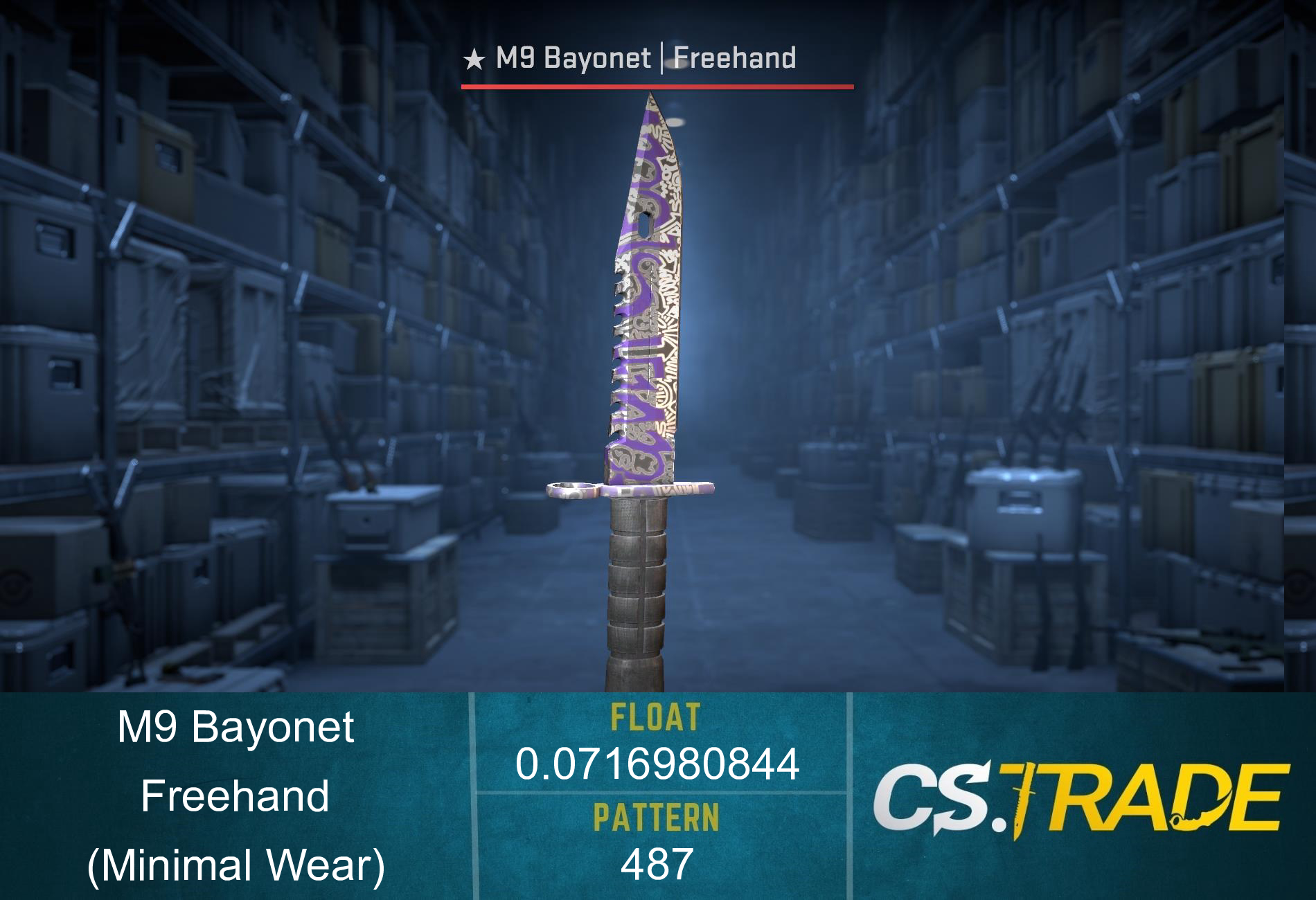 ★ M9 Bayonet | Freehand (Minimal Wear) Screenshot