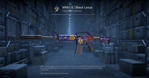 M4A1-S | Black Lotus (Minimal Wear) Screenshot