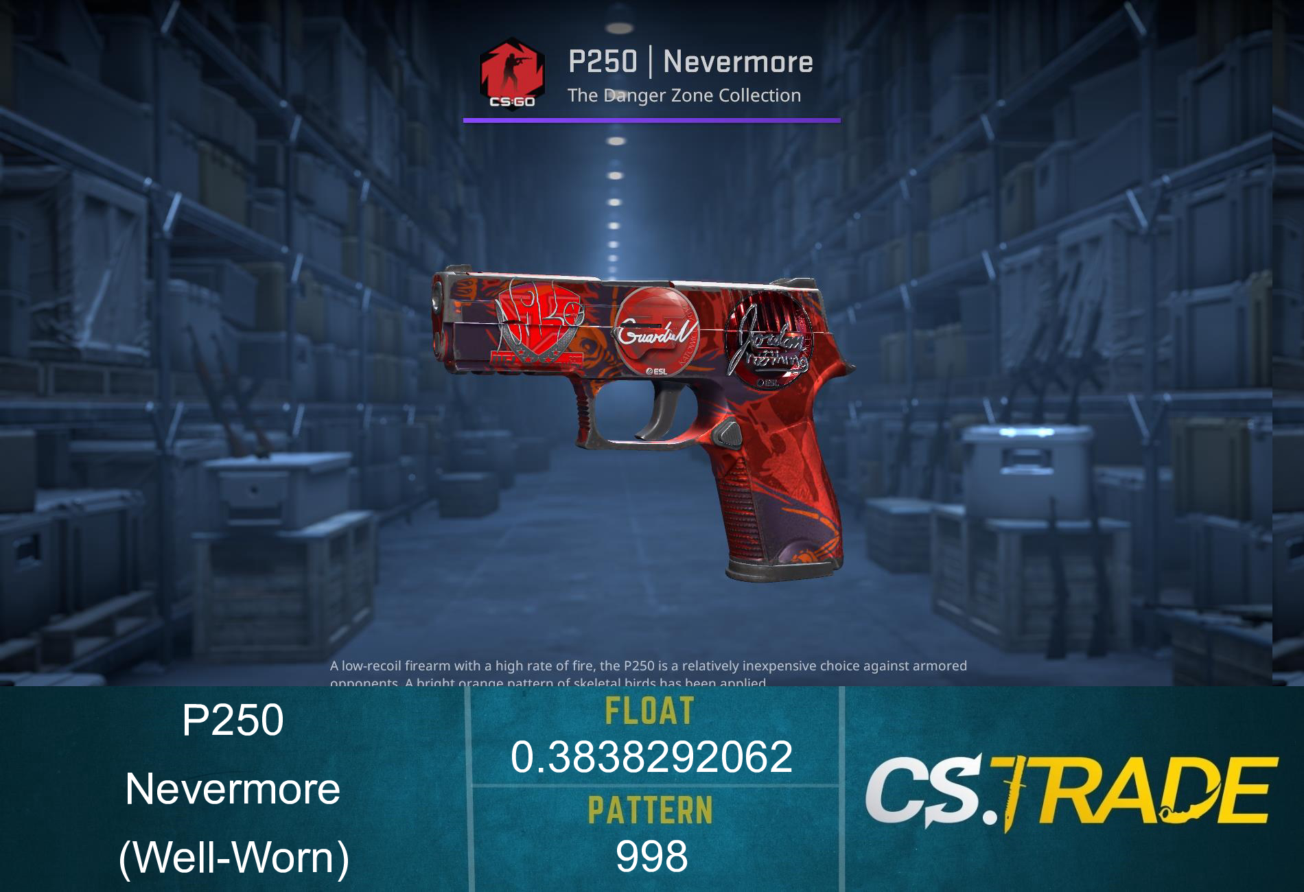 P250 | Nevermore (Well-Worn) Screenshot