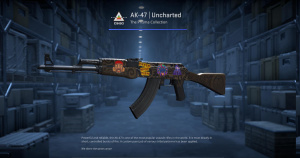 AK-47 | Uncharted (Factory New) Screenshot