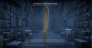 ★ Classic Knife | Safari Mesh (Field-Tested) Screenshot