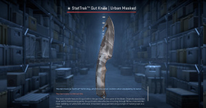 ★ StatTrak™ Gut Knife | Urban Masked (Field-Tested) Screenshot
