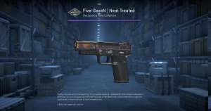 Five-SeveN | Heat Treated (Well-Worn) Screenshot