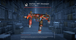 StatTrak™ MP7 | Bloodsport (Minimal Wear) Screenshot