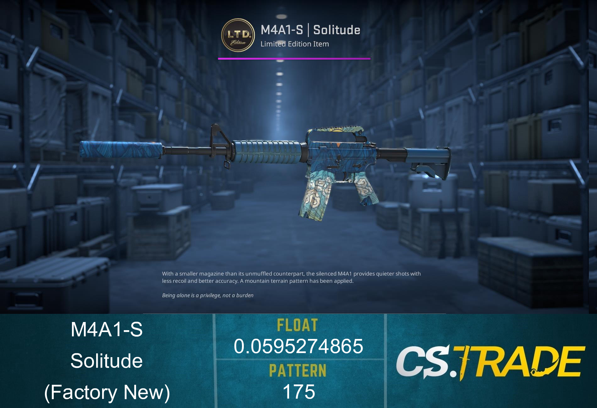 M4A1-S | Solitude (Factory New) Screenshot