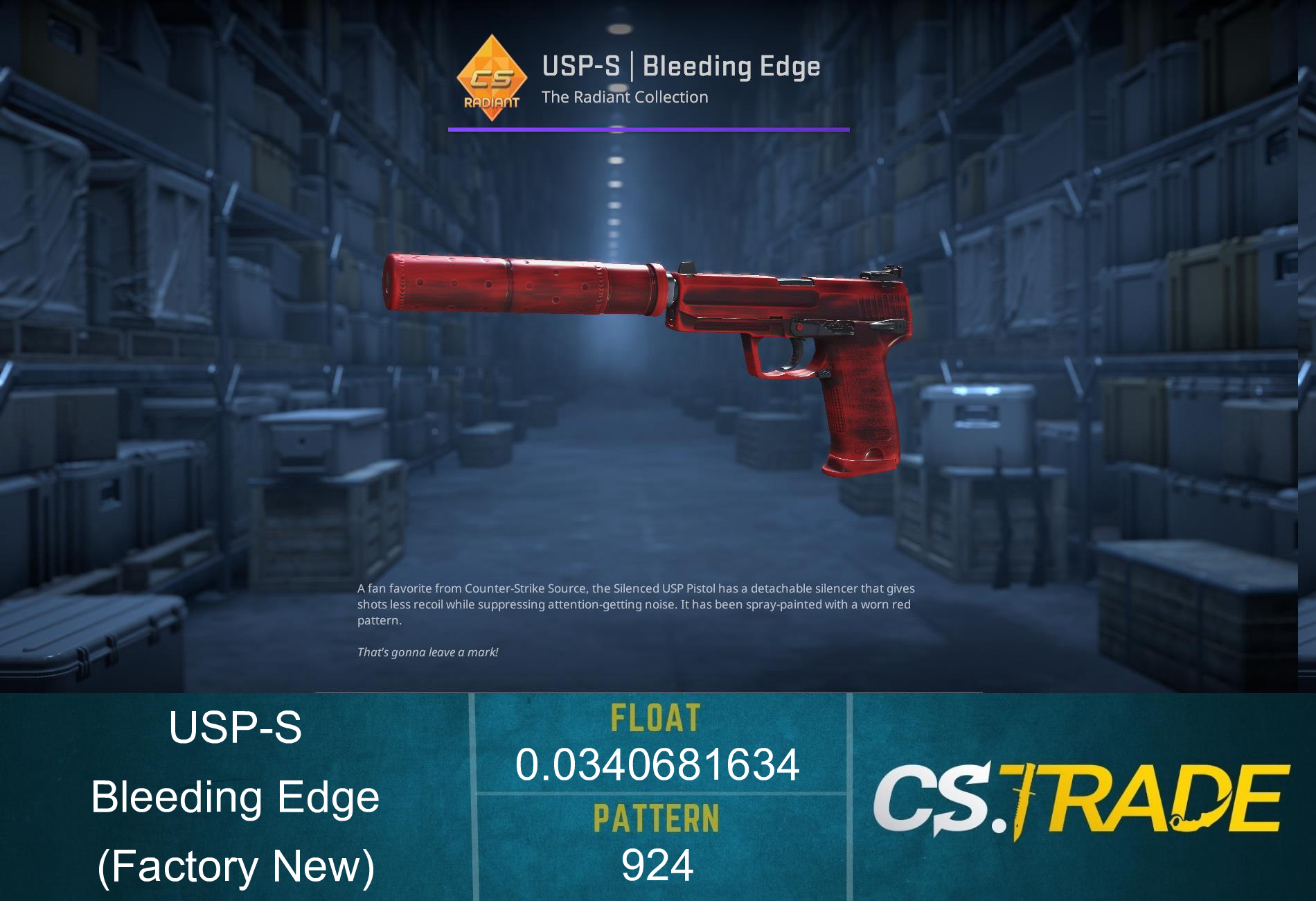 USP-S | Bleeding Edge (Factory New) Screenshot