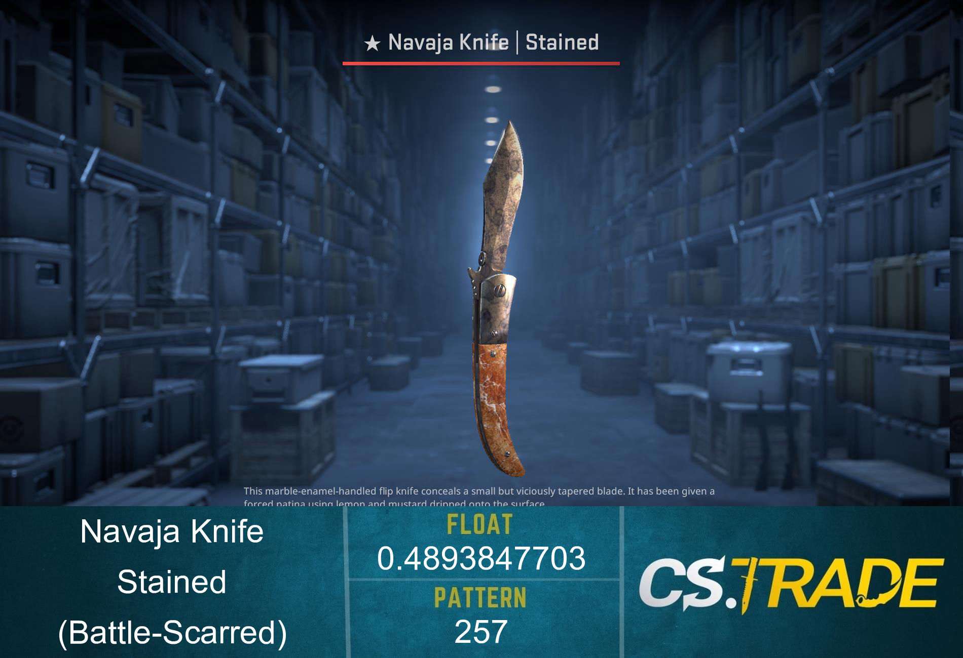 ★ Navaja Knife | Stained (Battle-Scarred) Screenshot
