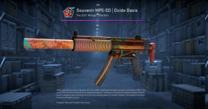 Souvenir MP5-SD | Oxide Oasis (Field-Tested) Screenshot