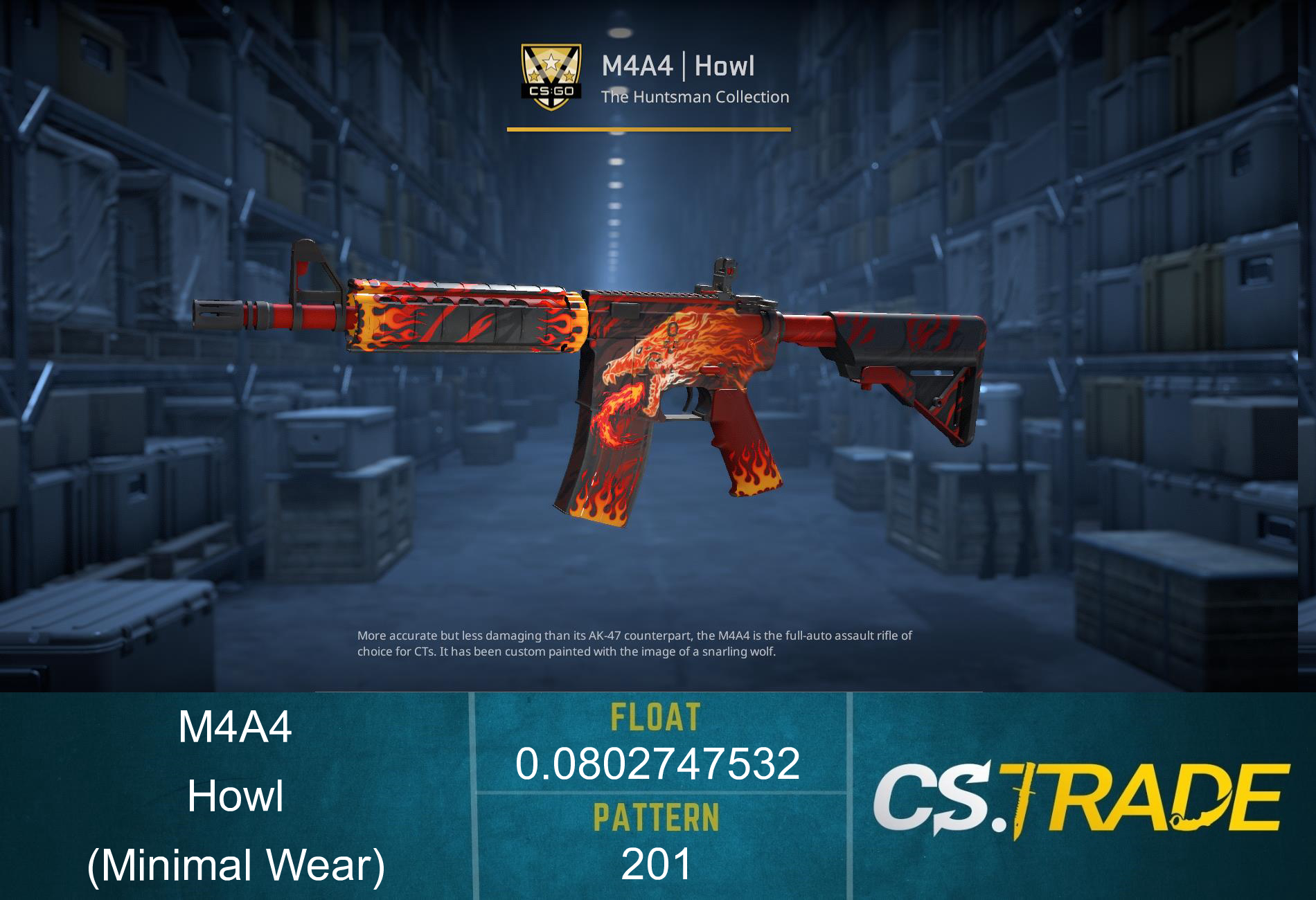 M4A4 | Howl (Field-Tested) Screenshot