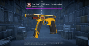 StatTrak™ CZ75-Auto | Yellow Jacket (Minimal Wear) Screenshot