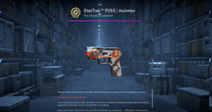 StatTrak™ P250 | Asiimov (Battle-Scarred) Screenshot