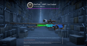 StatTrak™ AWP | Ice Coaled (Well-Worn) Screenshot