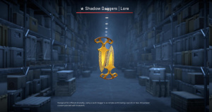 ★ Shadow Daggers | Lore (Battle-Scarred) Screenshot