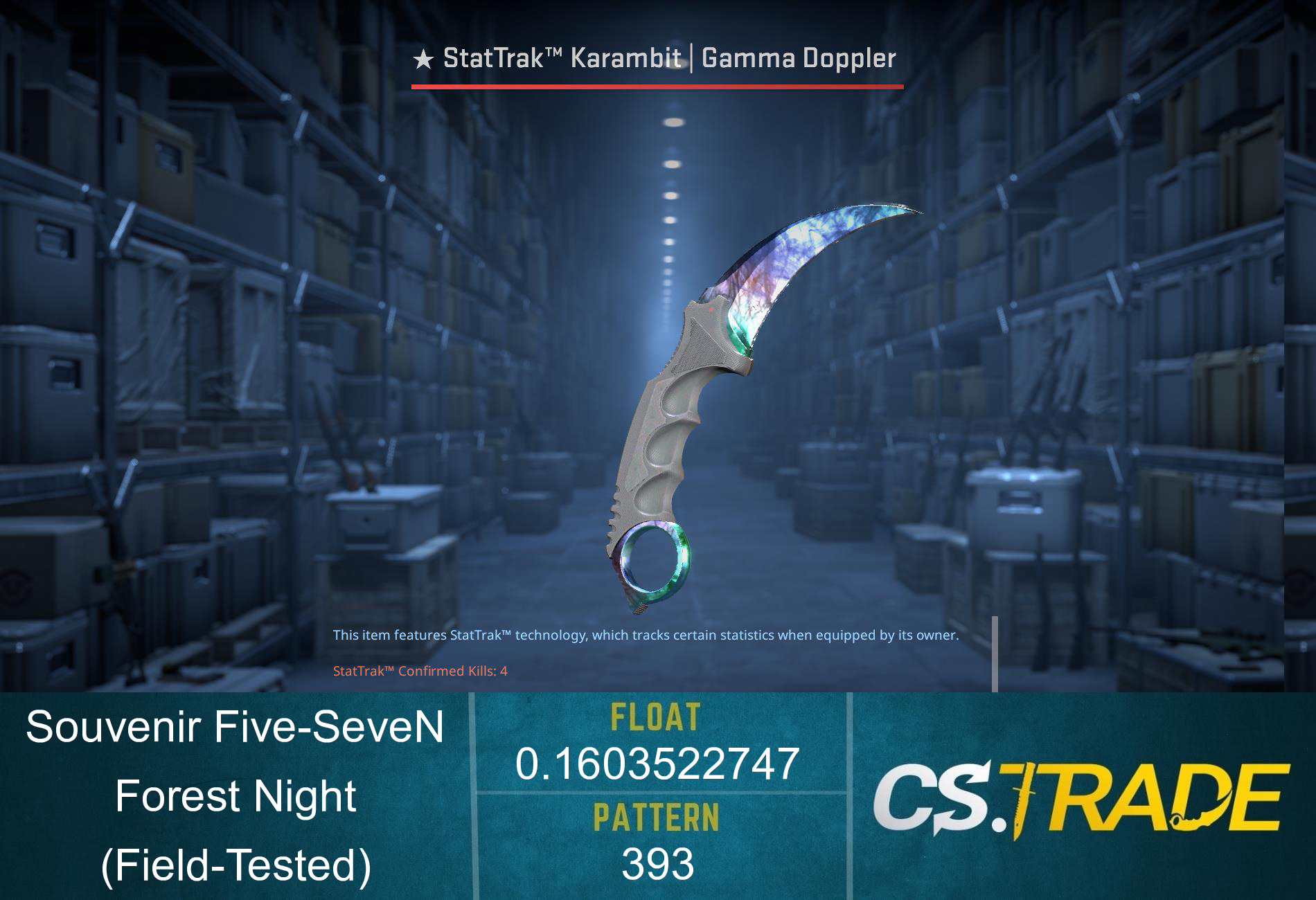 Five-SeveN | Forest Night (Field-Tested) Screenshot