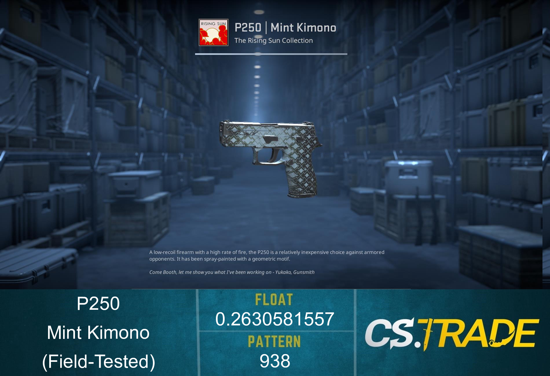 P250 | Mint Kimono (Well-Worn) Screenshot