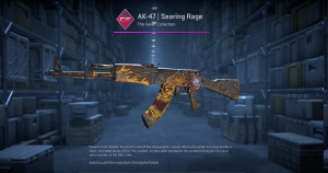 AK-47 | Searing Rage (Field-Tested) Screenshot