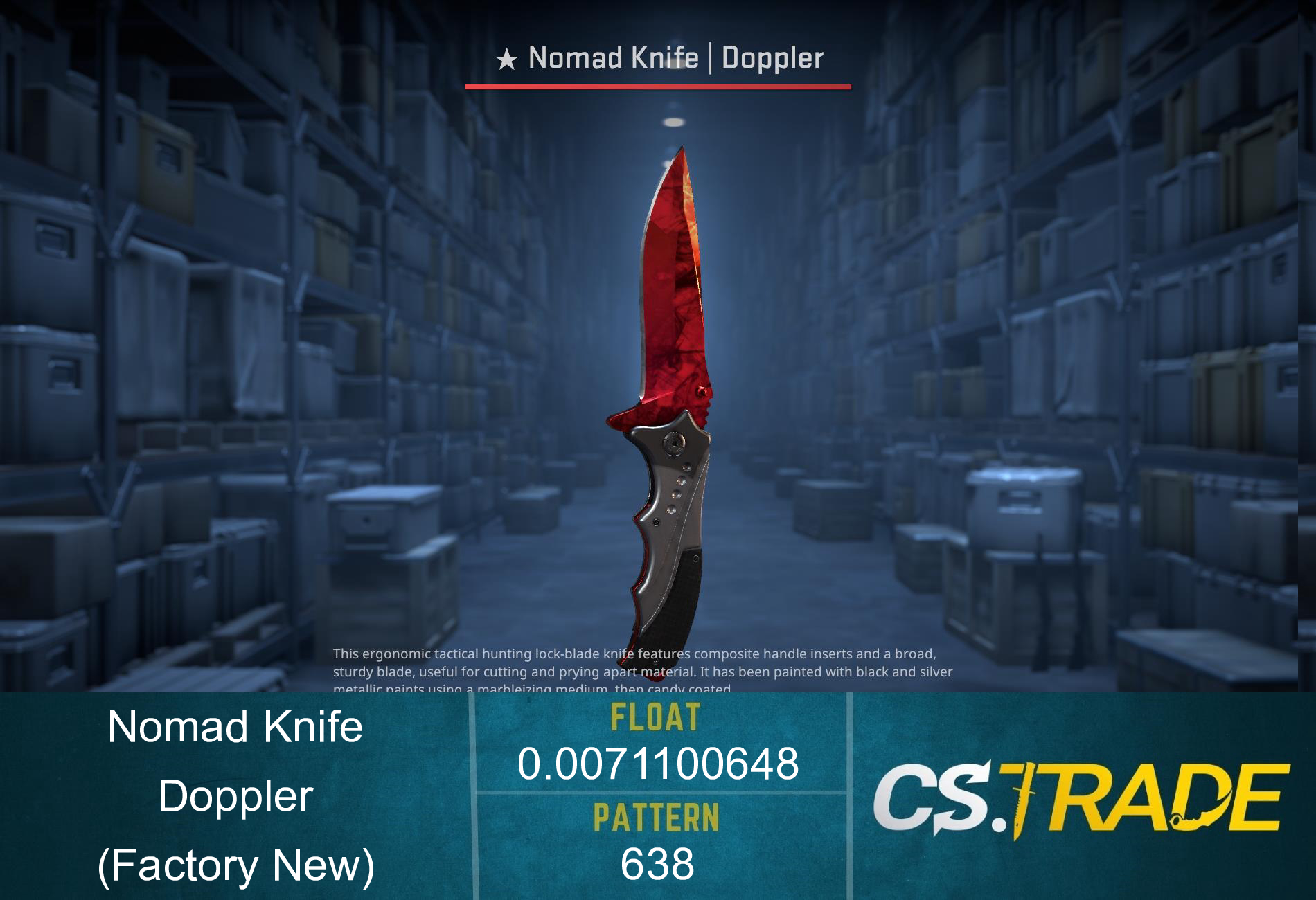 ★ Nomad Knife | Doppler (Factory New) Screenshot