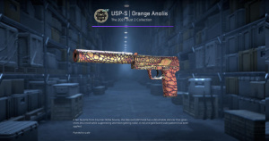 USP-S | Orange Anolis (Minimal Wear) Screenshot