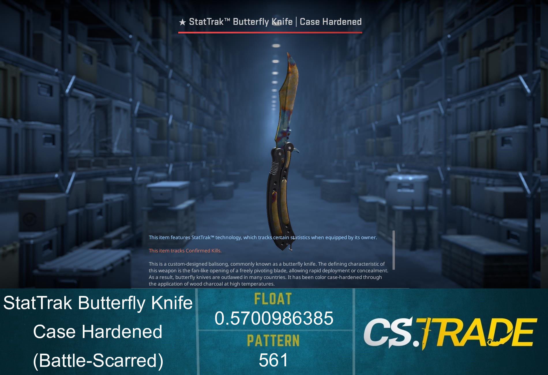 ★ Butterfly Knife | Case Hardened (Factory New) Screenshot