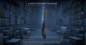 ★ StatTrak™ Butterfly Knife | Case Hardened (Battle-Scarred) Screenshot
