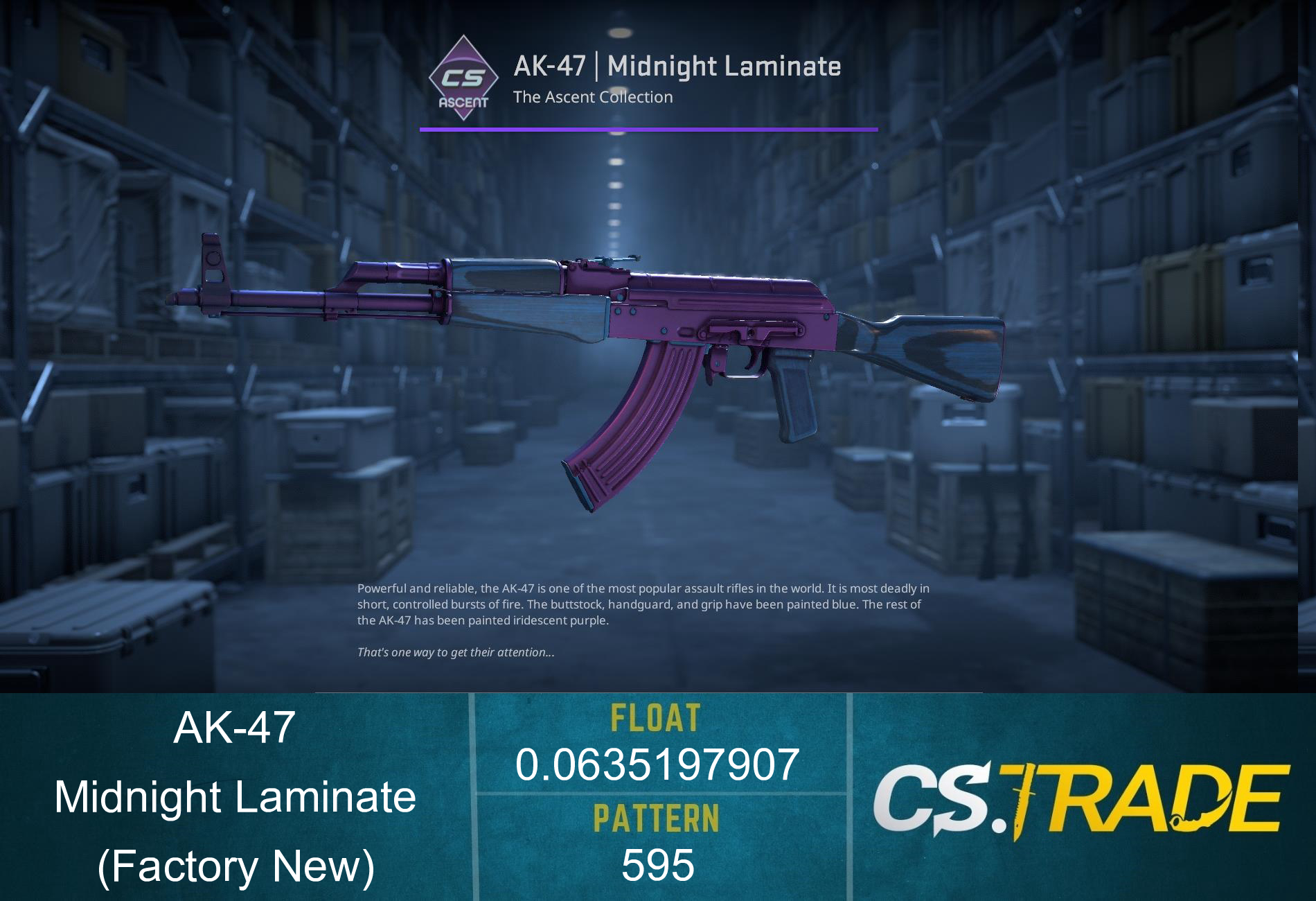 AK-47 | Midnight Laminate (Factory New) Screenshot