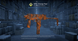 MP9 | Orange Peel (Factory New) Screenshot