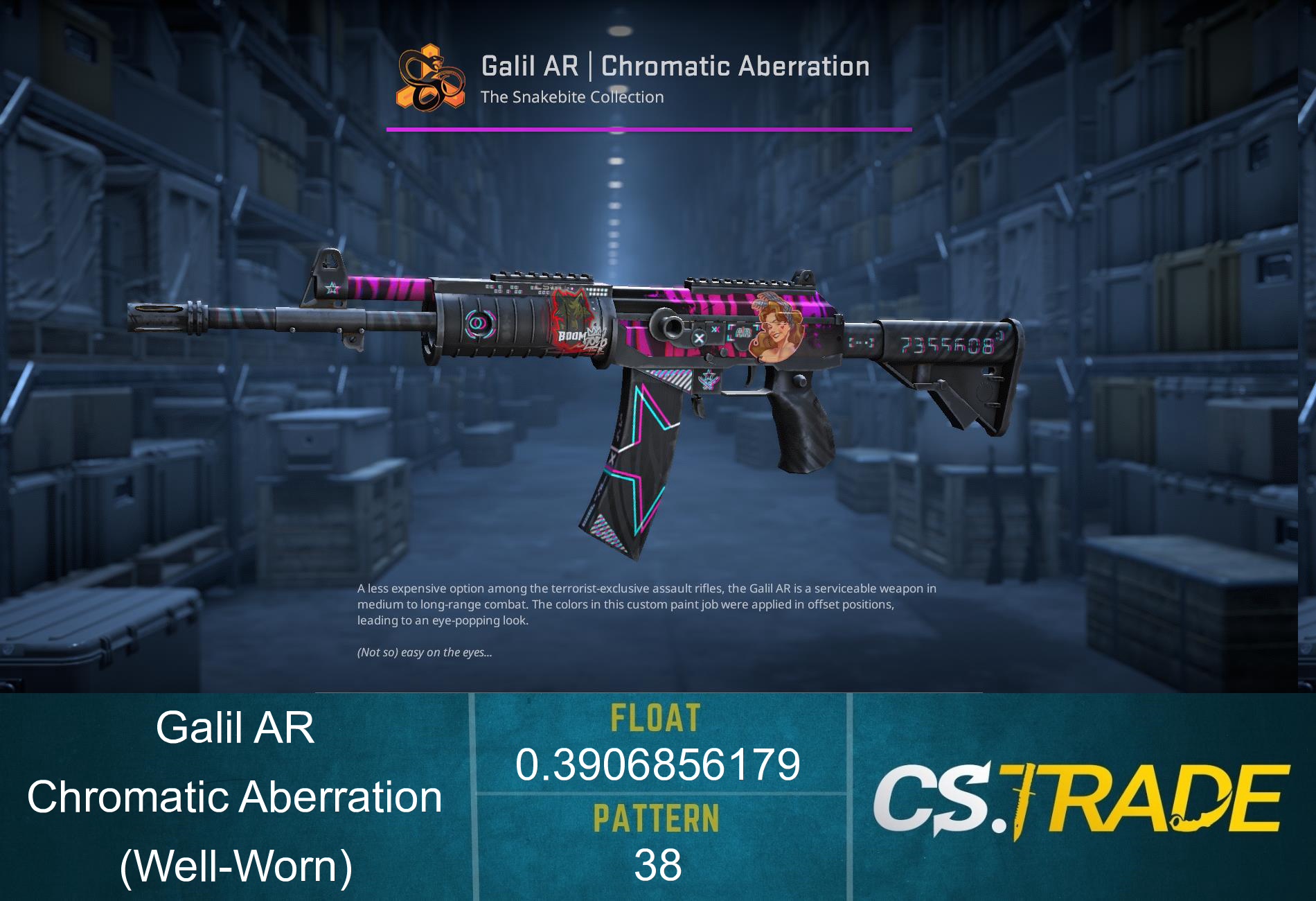 Galil AR | Chromatic Aberration (Well-Worn) Screenshot