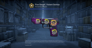 Five-SeveN | Violent Daimyo (Factory New) Screenshot