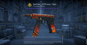 StatTrak™ CZ75-Auto | Tigris (Minimal Wear) Screenshot