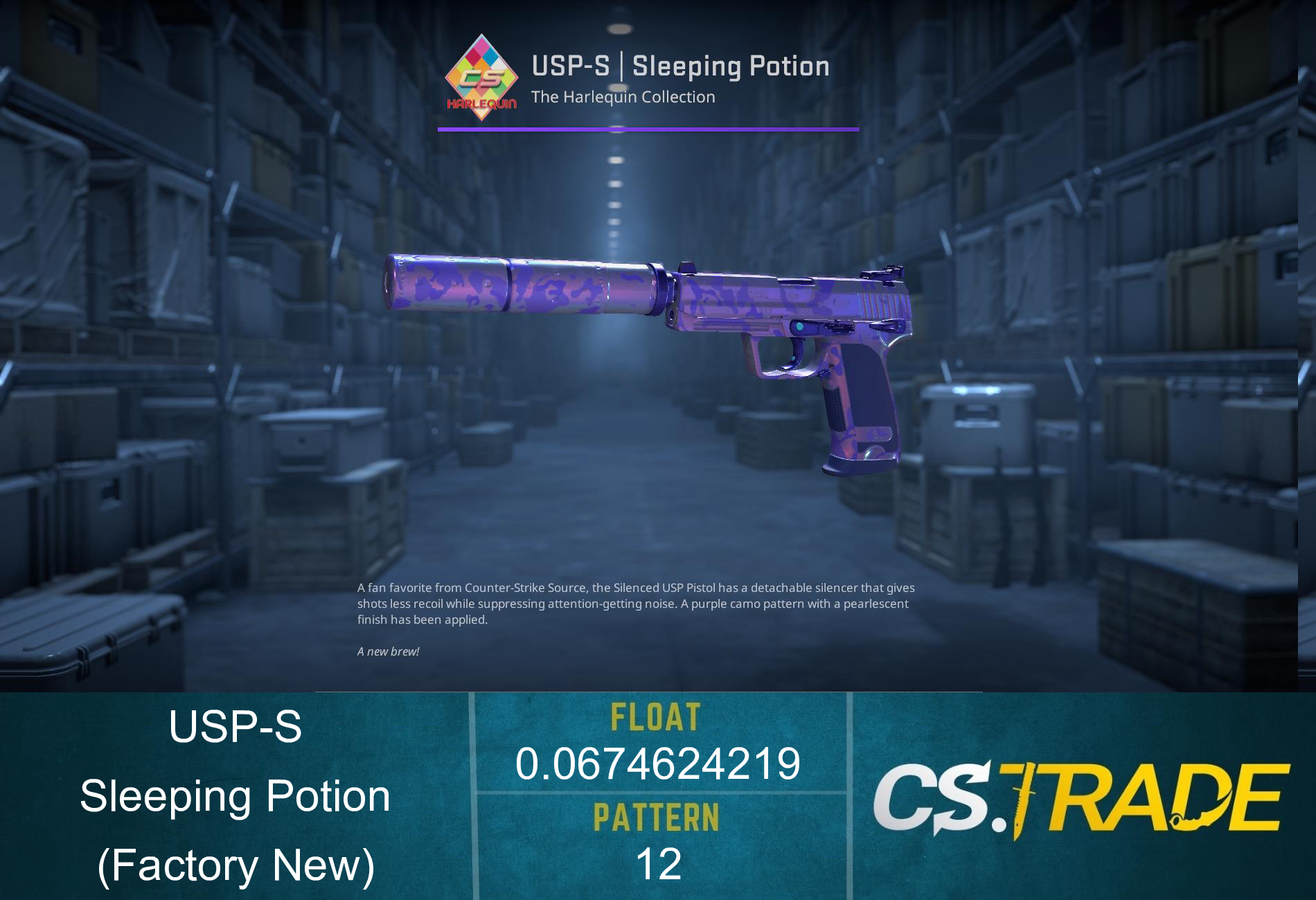 USP-S | Sleeping Potion (Factory New) Screenshot