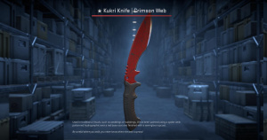 ★ Kukri Knife | Crimson Web (Field-Tested) Screenshot