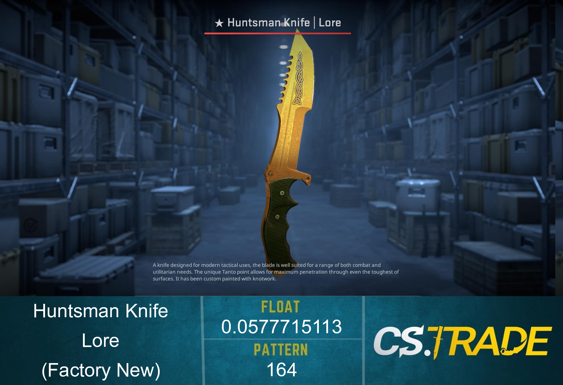 ★ Huntsman Knife | Lore (Factory New) Screenshot