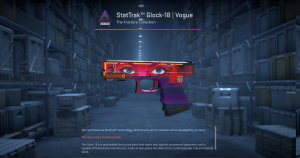 StatTrak™ Glock-18 | Vogue (Minimal Wear) Screenshot
