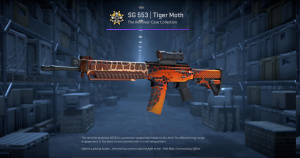 SG 553 | Tiger Moth (Factory New) Screenshot