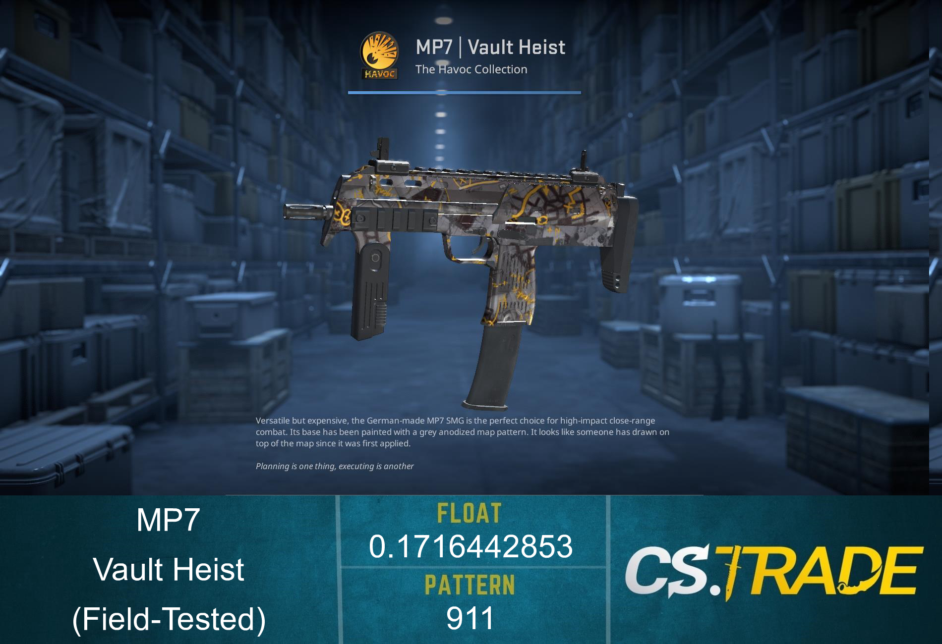MP7 | Vault Heist (Field-Tested) Screenshot