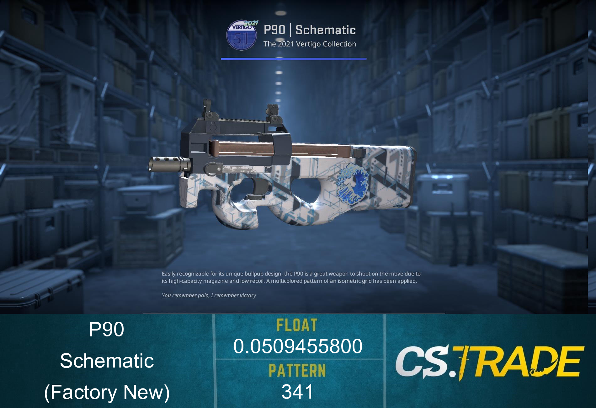 P90 | Schematic (Factory New) Screenshot