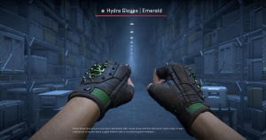 ★ Hydra Gloves | Emerald (Well-Worn) Screenshot
