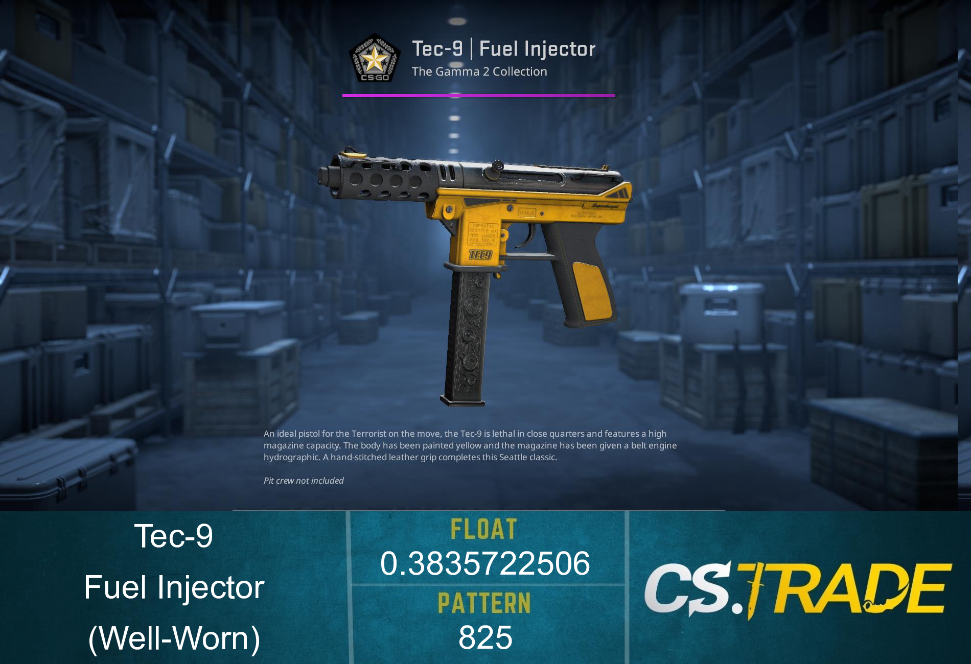 StatTrak™ Tec-9 | Fuel Injector (Well-Worn) Screenshot