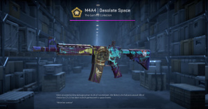 M4A4 | Desolate Space (Battle-Scarred) Screenshot