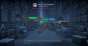 AK-47 | Ice Coaled (Battle-Scarred) Screenshot