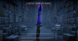 ★ StatTrak™ Bowie Knife | Doppler Sapphire (Factory New) Screenshot