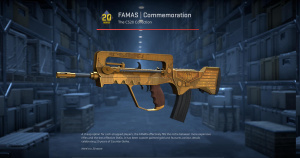 FAMAS | Commemoration (Minimal Wear) Screenshot