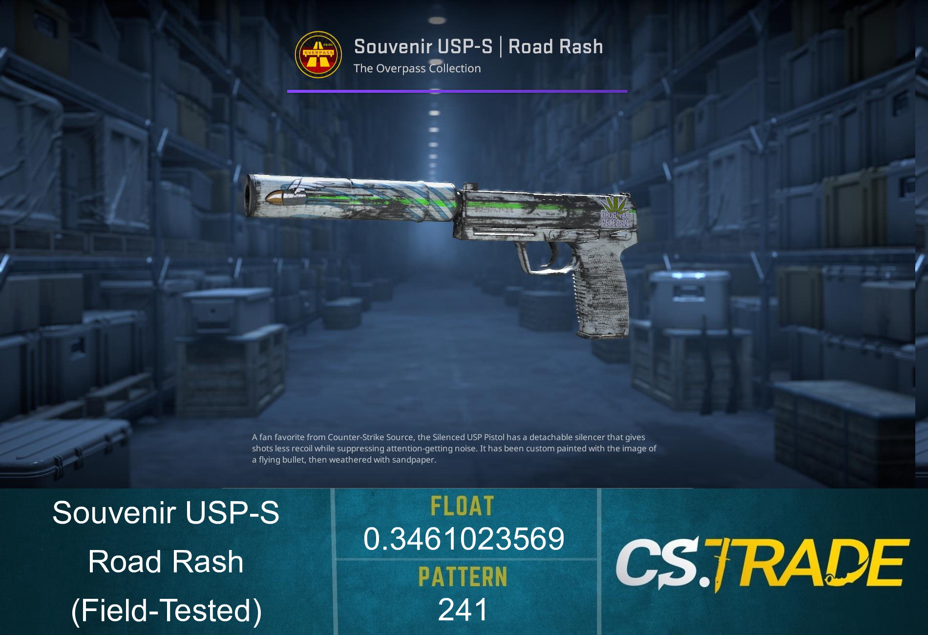 USP-S | Road Rash (Factory New) Screenshot