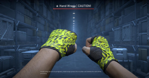 ★ Hand Wraps | CAUTION! (Battle-Scarred) Screenshot