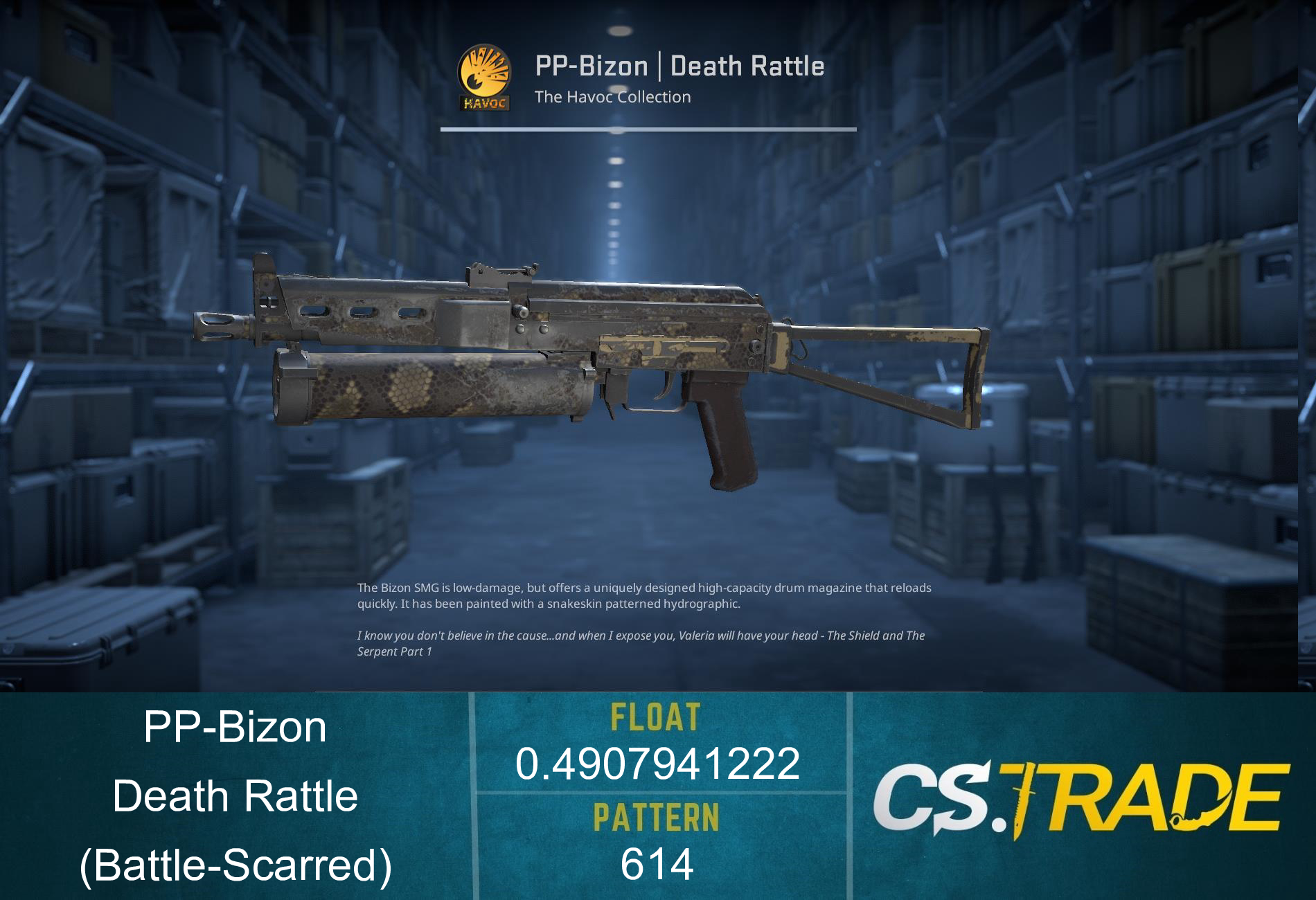 PP-Bizon | Death Rattle (Minimal Wear) Screenshot